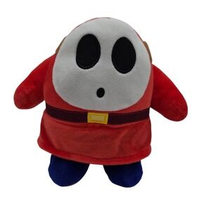Nintendo Super Mario Shy Guy Red Plush Stuffed Toy 2024 Good Stuff 8 Inch /AA